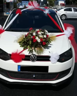 Antalya Çiçekçi,Antalya Çiçek Siparişi | Küresel Çiçekçilik | Çiçekçi Antalya Gelin Arabası Süsleme Döşemealtı Modeli Gas11