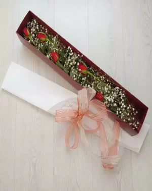 Antalya Çiçekçi,Antalya Çiçek Siparişi | Küresel Çiçekçilik | Çiçekçi Antalya KUTUDA KIRMIZI GÜLLER ÜRÜN KODU BK07