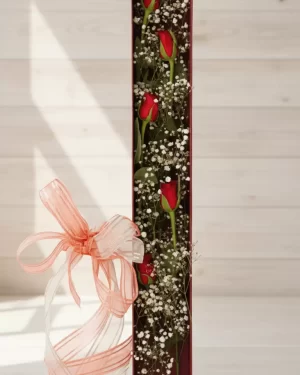 Antalya Çiçekçi,Antalya Çiçek Siparişi | Küresel Çiçekçilik | Çiçekçi Antalya KUTUDA HEDİYE 6 KIRMIZI GÜL ÜRÜN KODU BK09