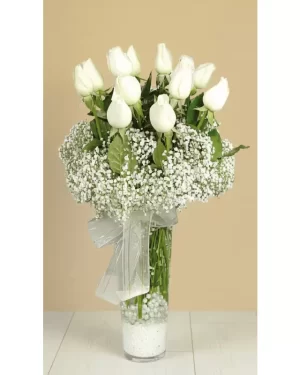 Antalya Çiçekçi,Antalya Çiçek Siparişi | Küresel Çiçekçilik | Çiçekçi Antalya 11 BEYAZ GÜL ÜRÜN KODU CV18