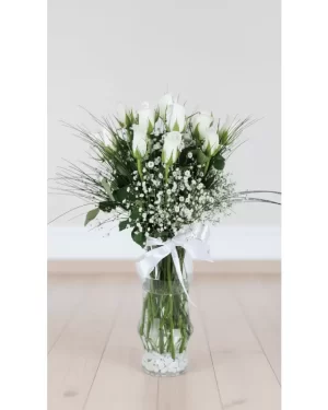 Antalya Çiçekçi,Antalya Çiçek Siparişi | Küresel Çiçekçilik | Çiçekçi Antalya 11 BEYAZ GÜL ÜRÜN KODU CV56