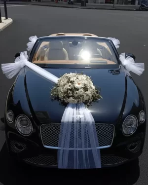 Antalya Çiçekçi,Antalya Çiçek Siparişi | Küresel Çiçekçilik | Çiçekçi Antalya Gelin Arabası Süsleme Döşemealtı Modeli Gas02